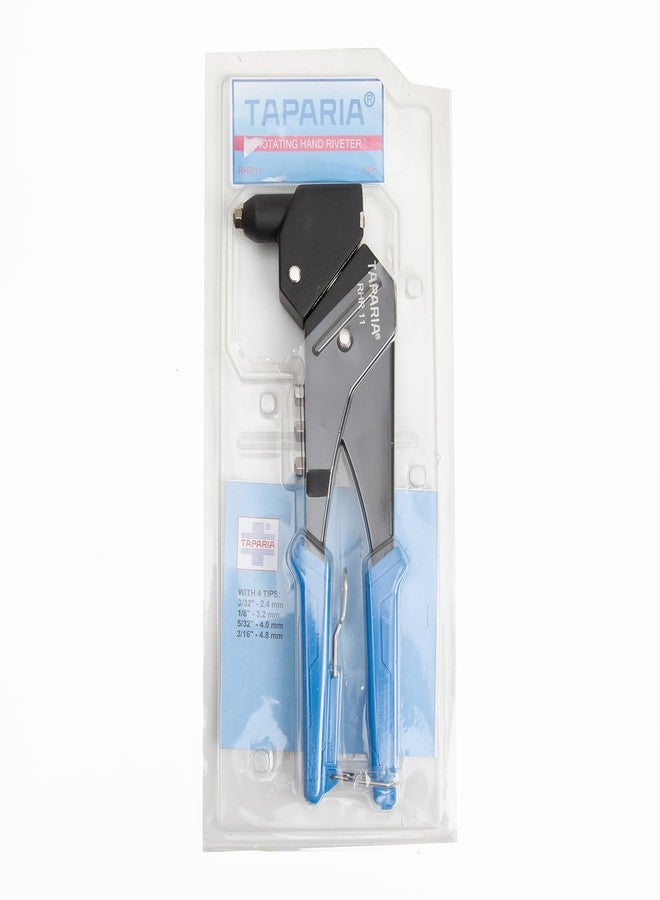 TAPARIA, 1 PC RIVETER, (RHR 11) Professional Model with 360 Deg Rotating Head, Used for Aerospace, Automotive, Construction, Manufacturing, Shipbuilding, Furniture Industry - Image 3